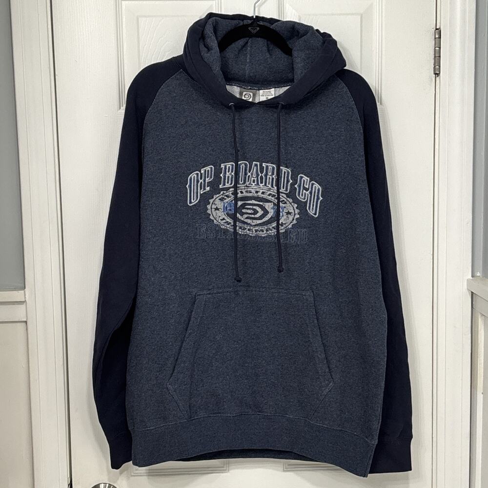 OCEAN PACIFIC OP BOARD CO SWEATSHIRT HOODIE Embroidered Logo Size Medium NWT
